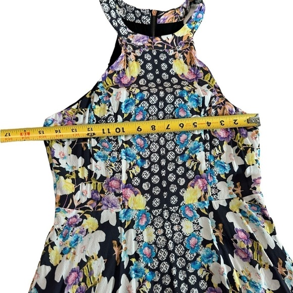 Minkpink Floral Halter Multicolored Dress Size Small - Picture 14 of 17